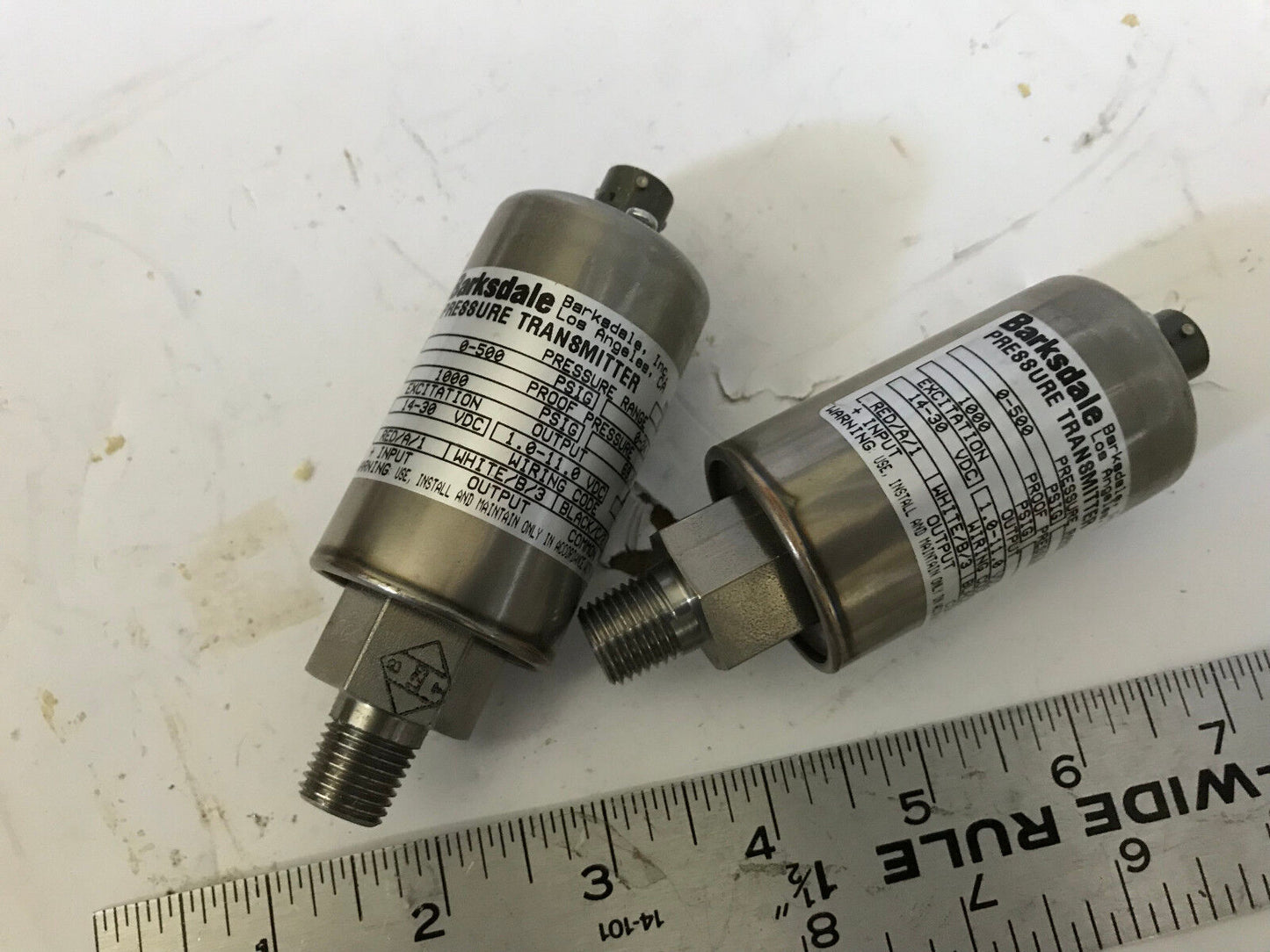 New Barksdale 426T2-08 Pressure Sensor Transducer 14-30Vdc 0-500 Psig,Em