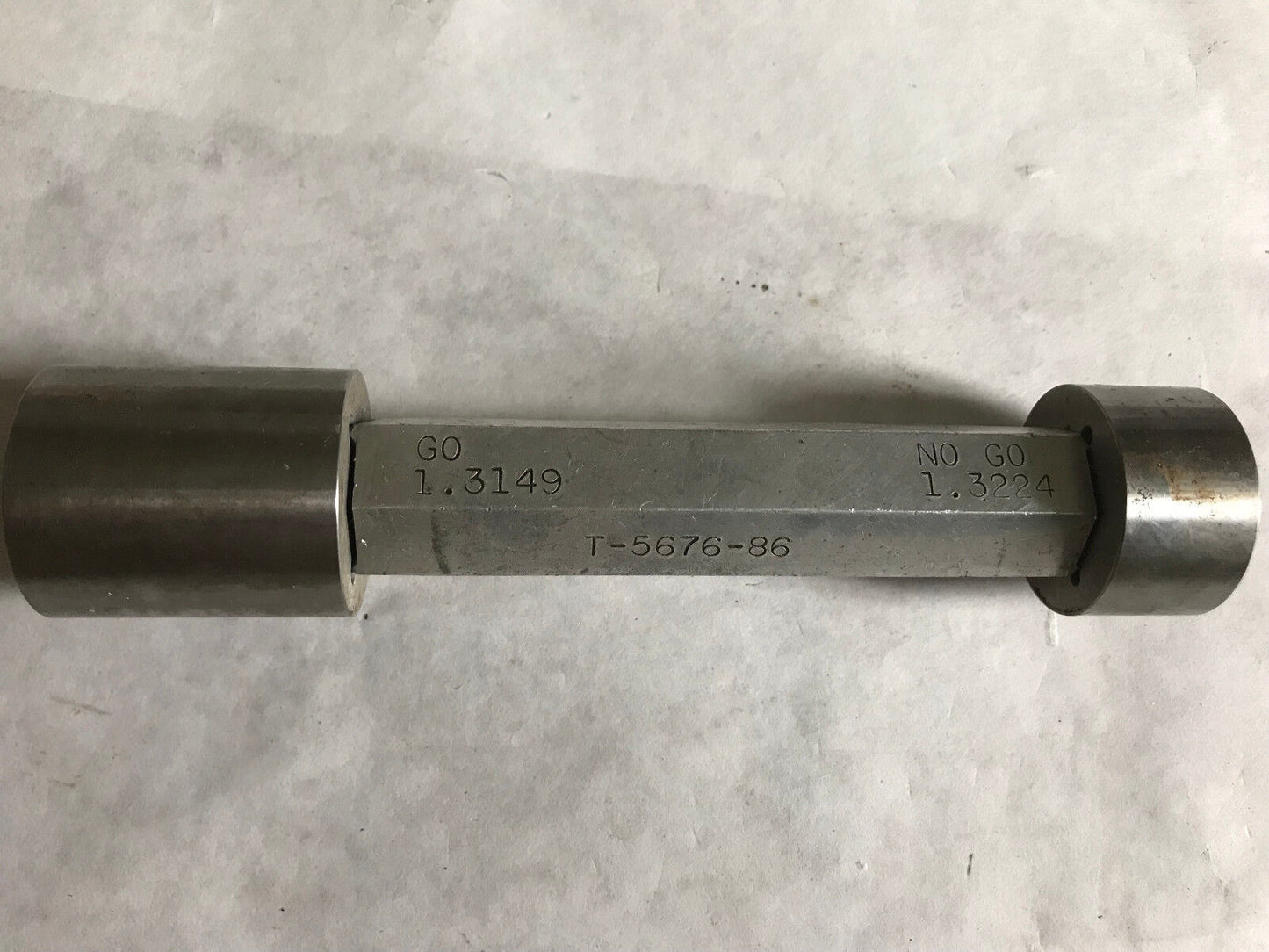 The Pipe Machinery Inspection Gage Go No Go Not Go  Plug Gage 1.3149 ,1.3224,Et