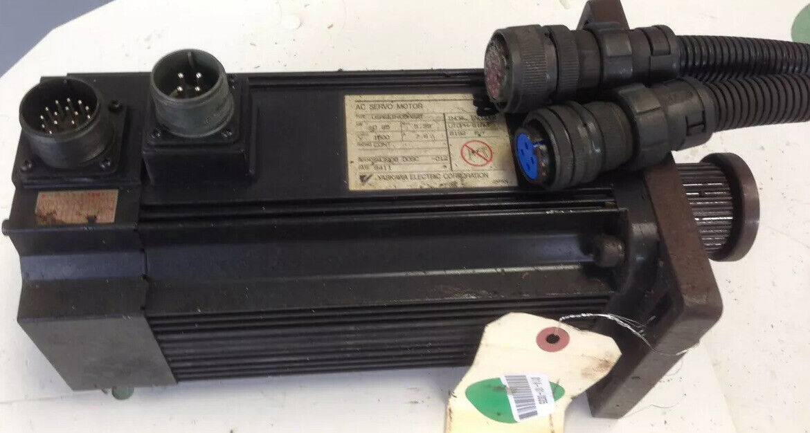 Yaskawa Usaged-09A22t Ac Servo Motor, 1500-Rpm, 7.6A, 0.85Kw,Ff