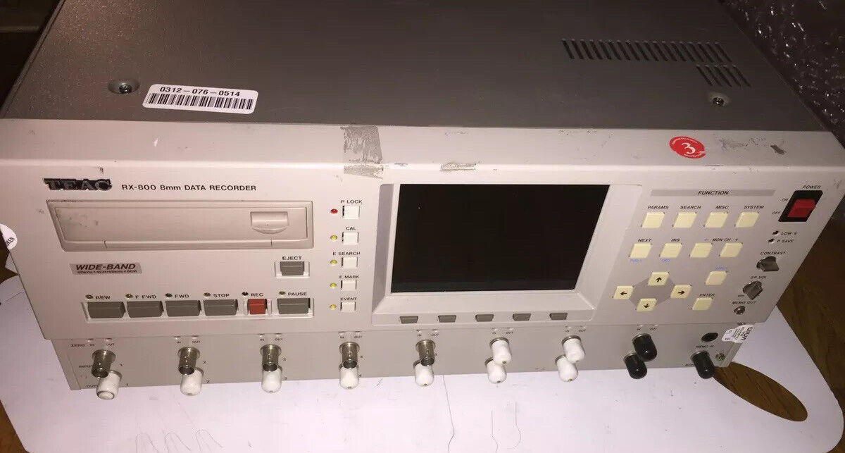 Teac Rx808wb Teac Rx-800 8Mm Data Recorder,Bg