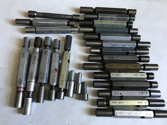 Lot The Pipe Machinery Go No Go Plug Gage .633,.645,.636,.631,.6054,650,.6550,Et