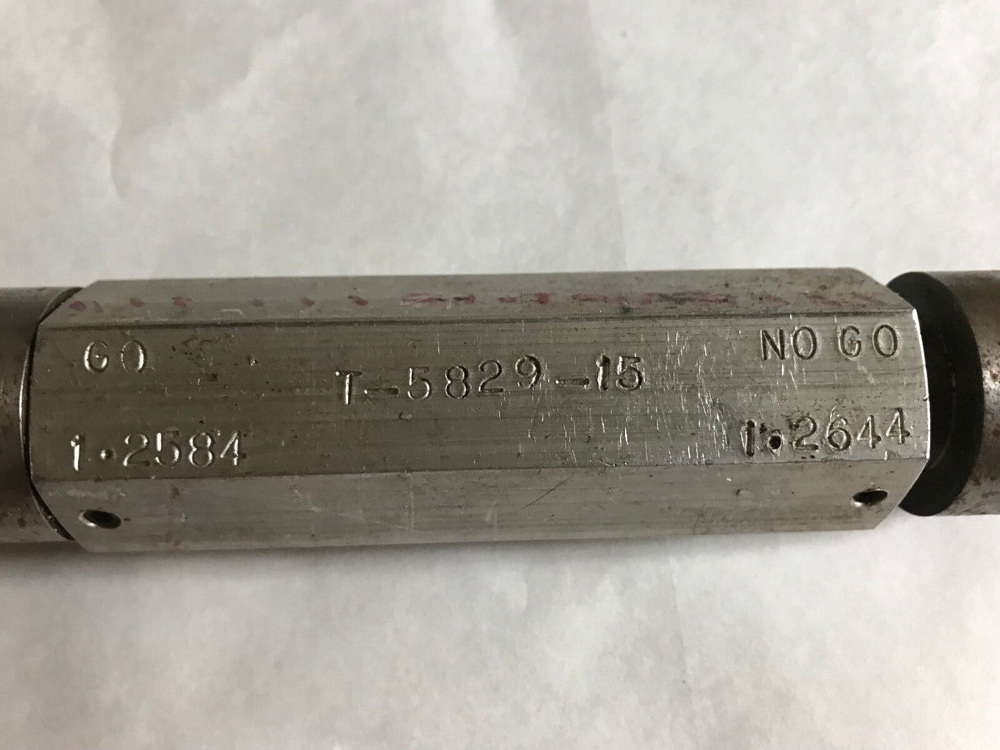 The Pipe Machinery Inspection Gage Go No Go Plug Gauge 1.2584 1.2644,Et