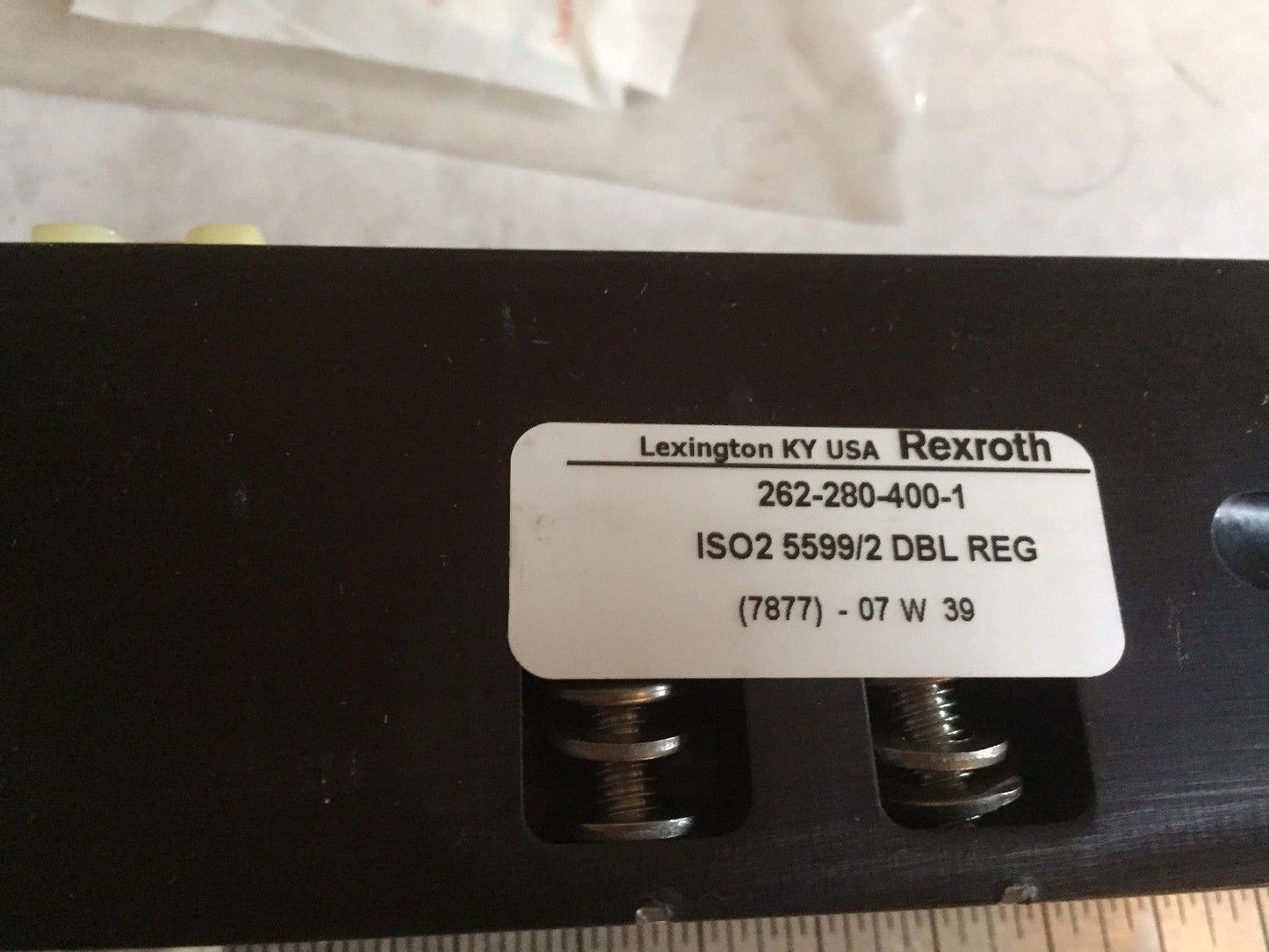 New Rexroth 262-280-400-1,Rexroth Iso2 5592/2 Pneumatic Valve Manifold,Te