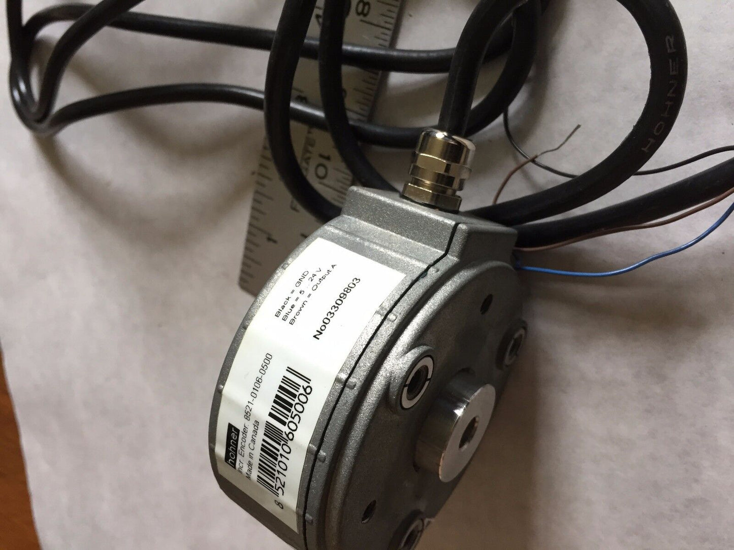 New Hohner 8521-0106-0500 Incremental Encoder Motor Hohner 392351,Cr,Br