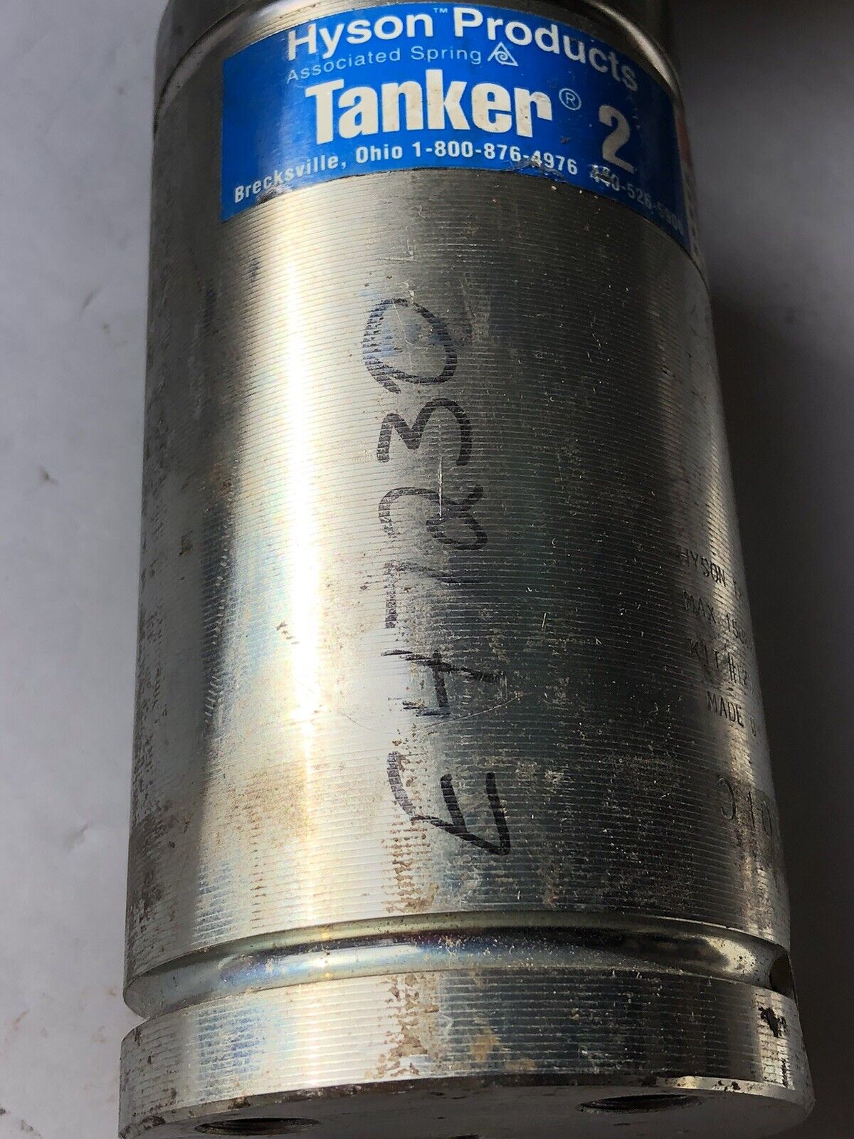 New Hyson T2b-1500X2,0 T2sk-1500X2.0,T275bl Tanker 2 Nitrogen Gas Spring,Ag