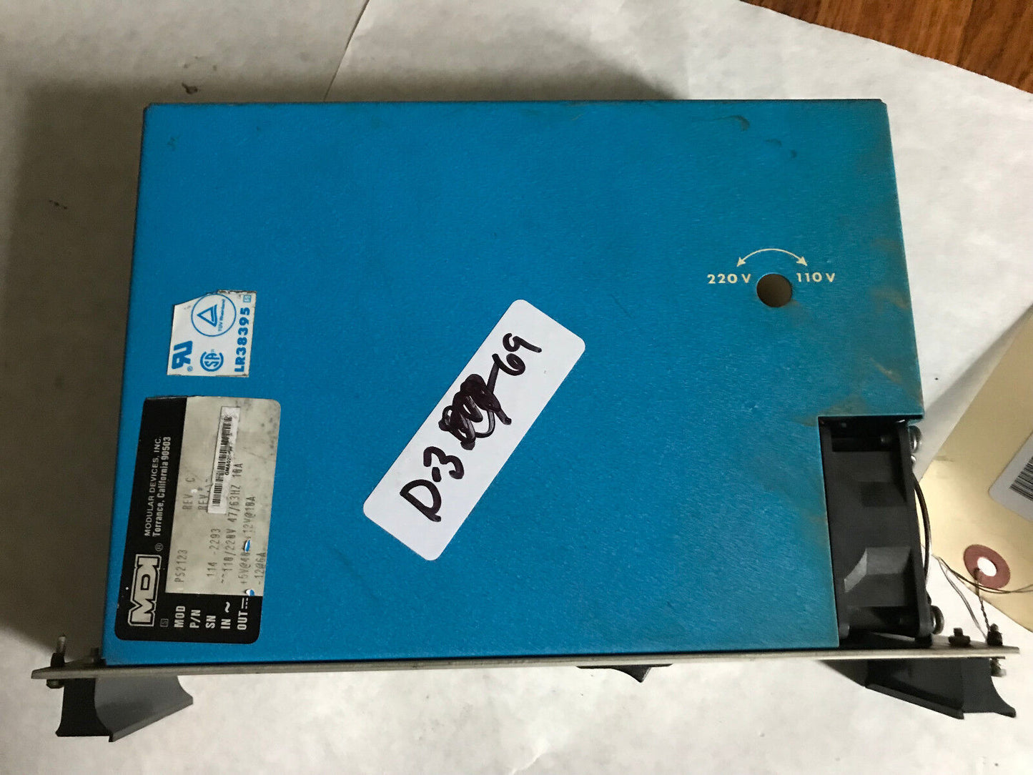 Mdi Ps2123 Plug-In Power Supply, 12V Adj,Room5