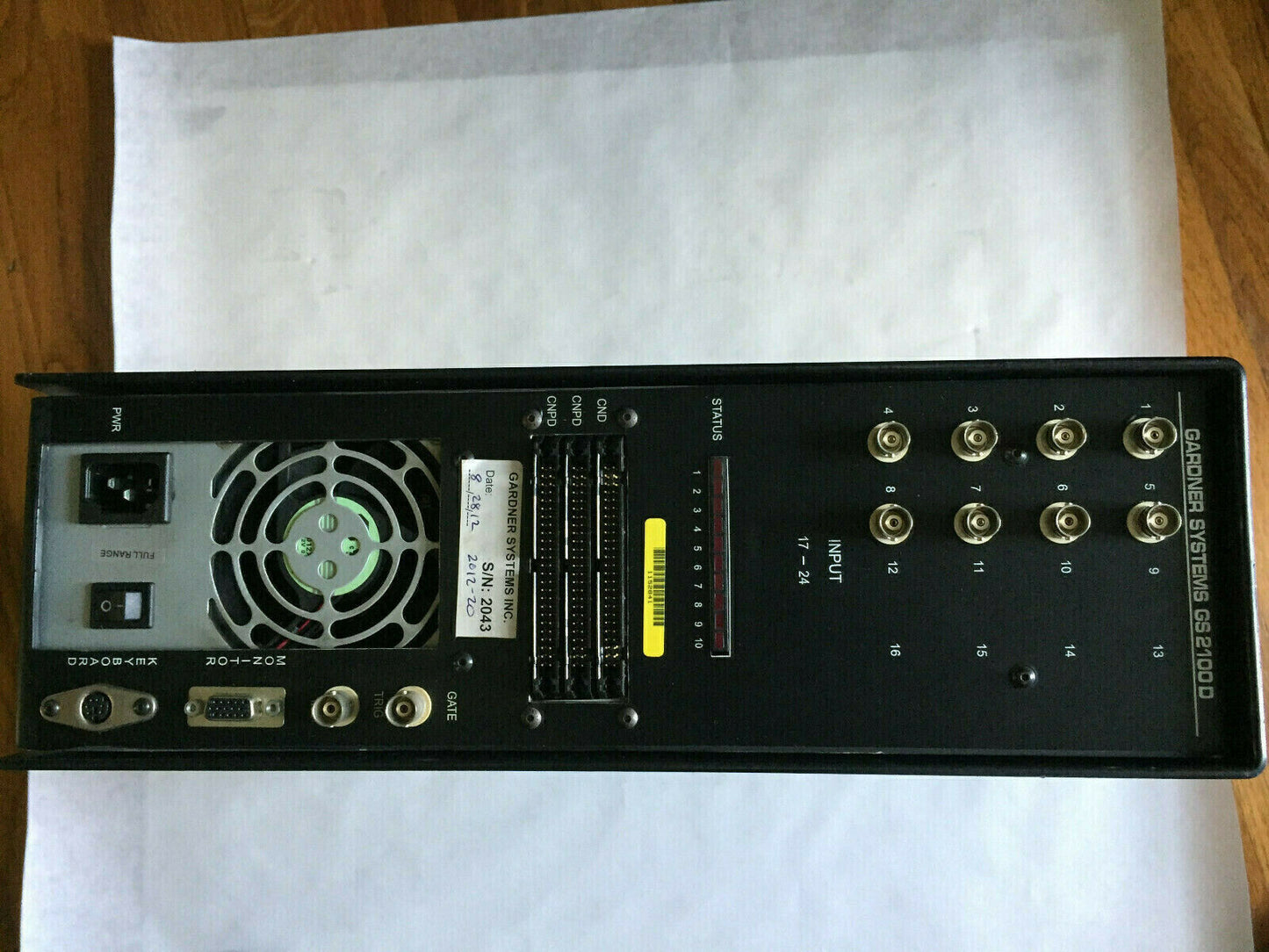 Gardner Systems Gs 2100-D Data Acquisition Controller,Gardner System Gs 2100D,Sg