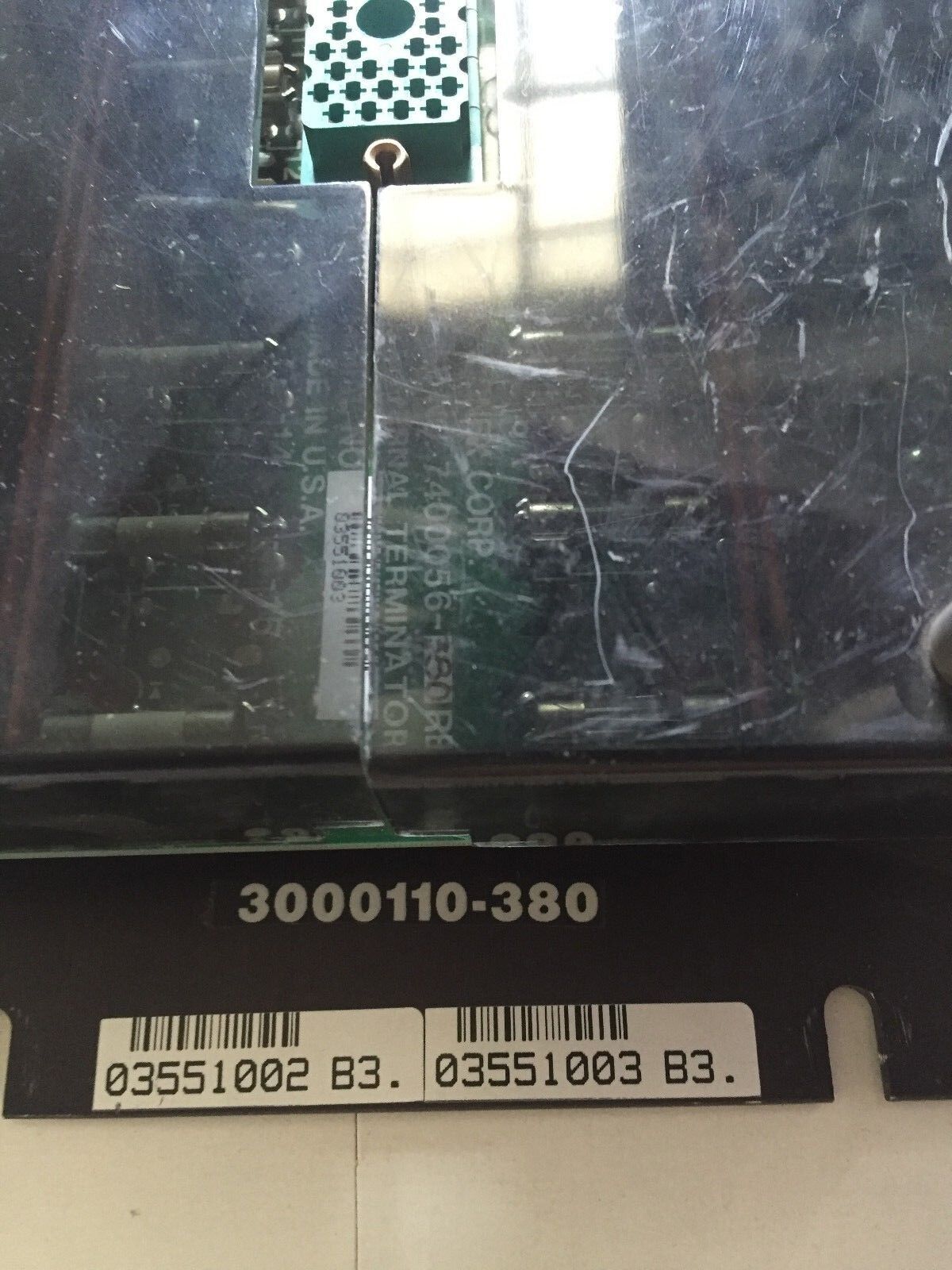1 Set,(2Pcs) Triconex 3000110-380,2553-8 24V Rev Tricon Set Term,7400056-380,Bp
