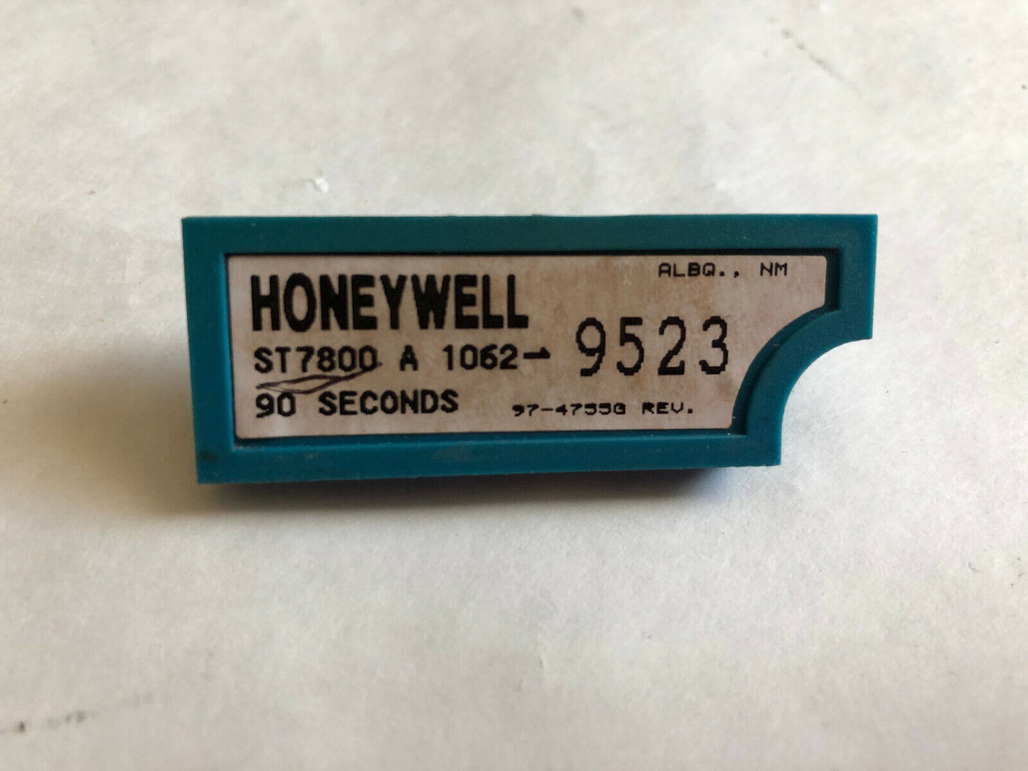 Honeywell St7800a1062 Fixed 90 Seconds, St7800 A 1062 Purge Timer ,Eb,Cx