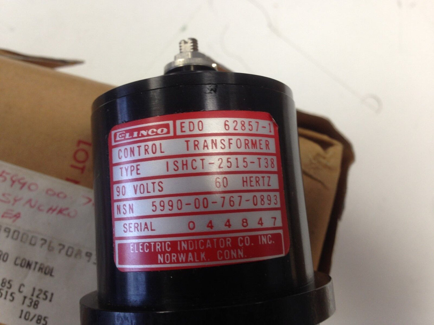 New Elinco Ishct-2515-T38 Vintage Synchro Edd 62857-1 Tr4ansformer, 90V ,Dd