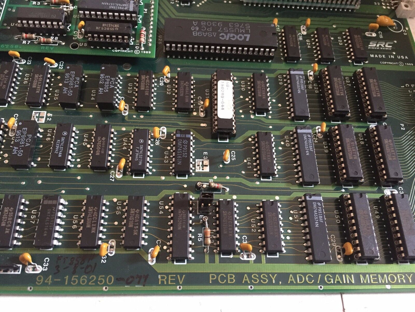 New Src 94-156250,Simco Ramic 94-156250-077 Pcb Assy, Adc/Gain Memory Board,Az