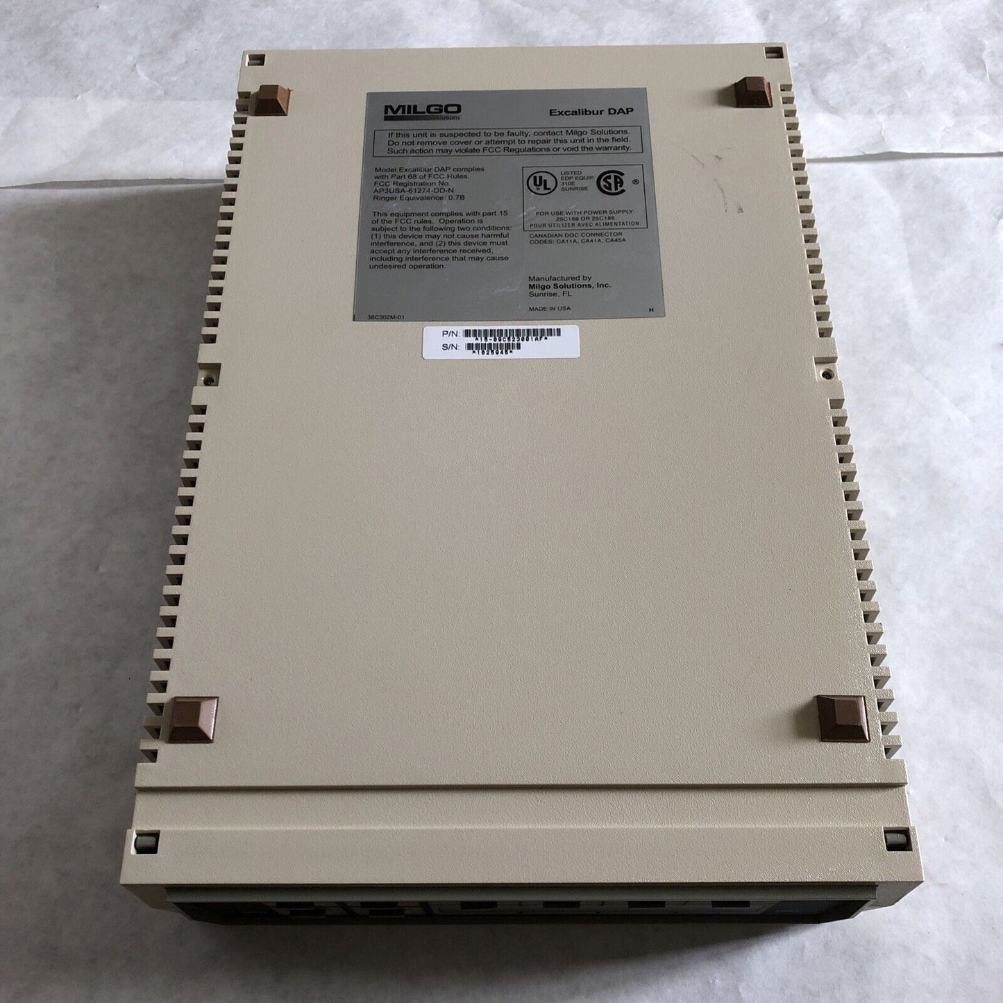Milgo 15-09C523001af,Excalibur Dap Multirate Digital Signal Processer,Sk