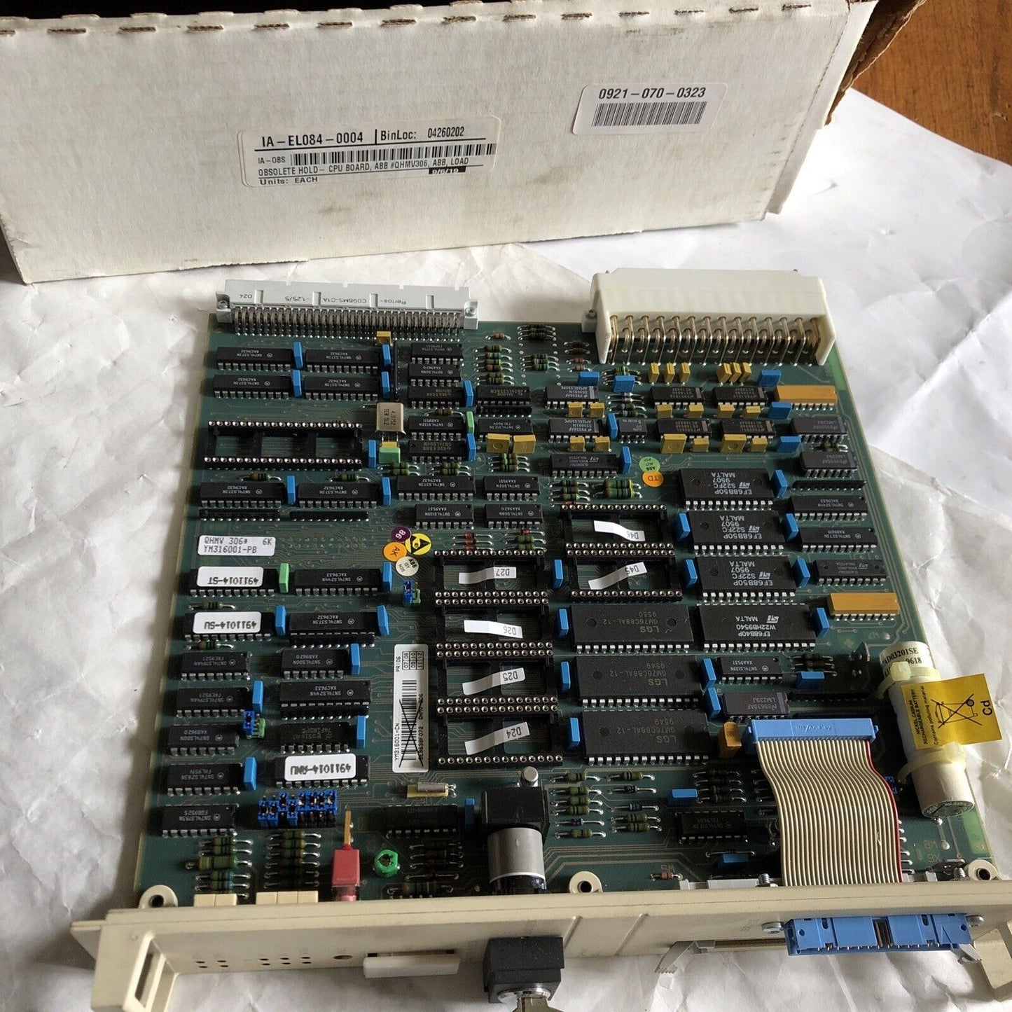 New Asea Qhmv-306 Ym316001-Cn/Pb Processor Board With Eproms,Abb Qhmv-306,Cx
