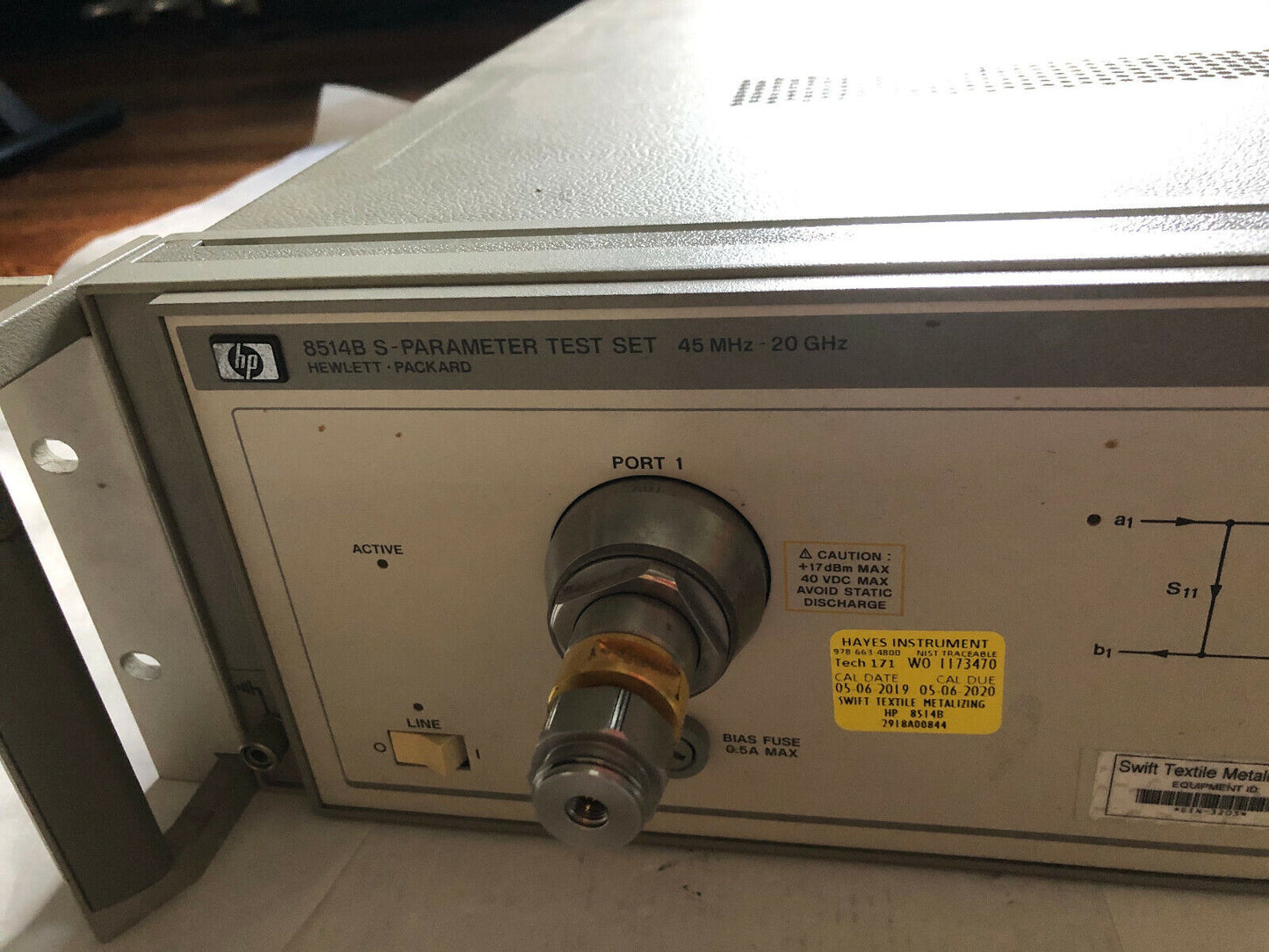 Hewlet Packard 8514B S-Parameter Test Set 45Mhz-20Ghz,Hp 8514B,Ti