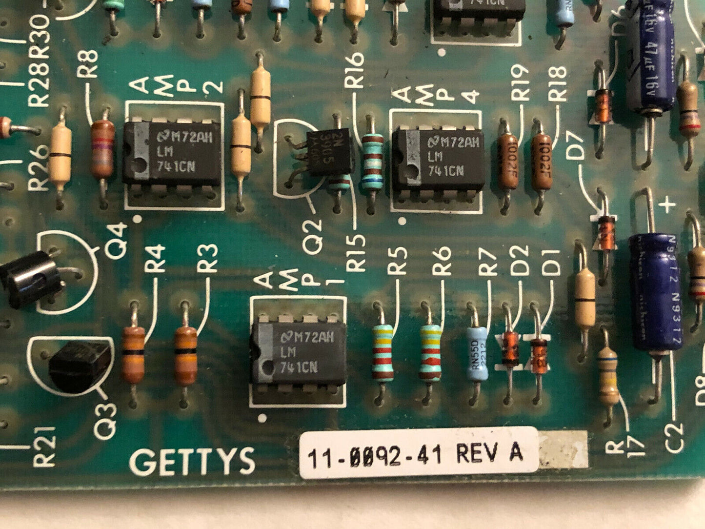 Gettys 11-0092-41 Rev. A Control Board,En