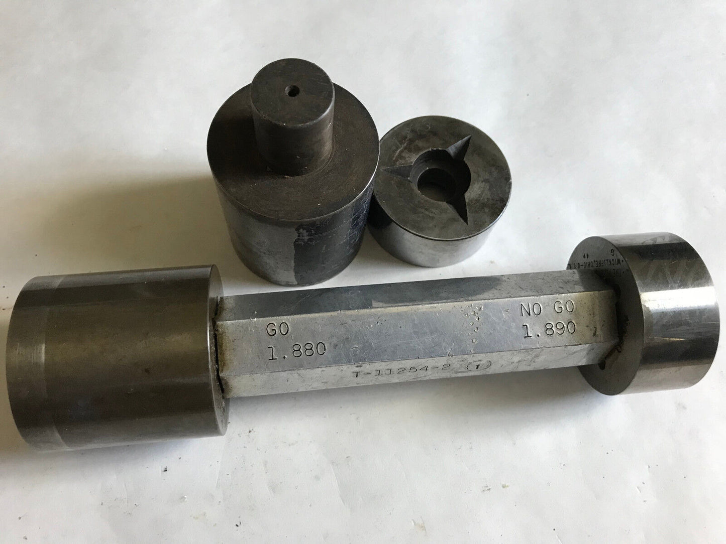 Lot The Pipe Machinery Go No Go Plug Gage 1.880 1.890 1.873,Ac