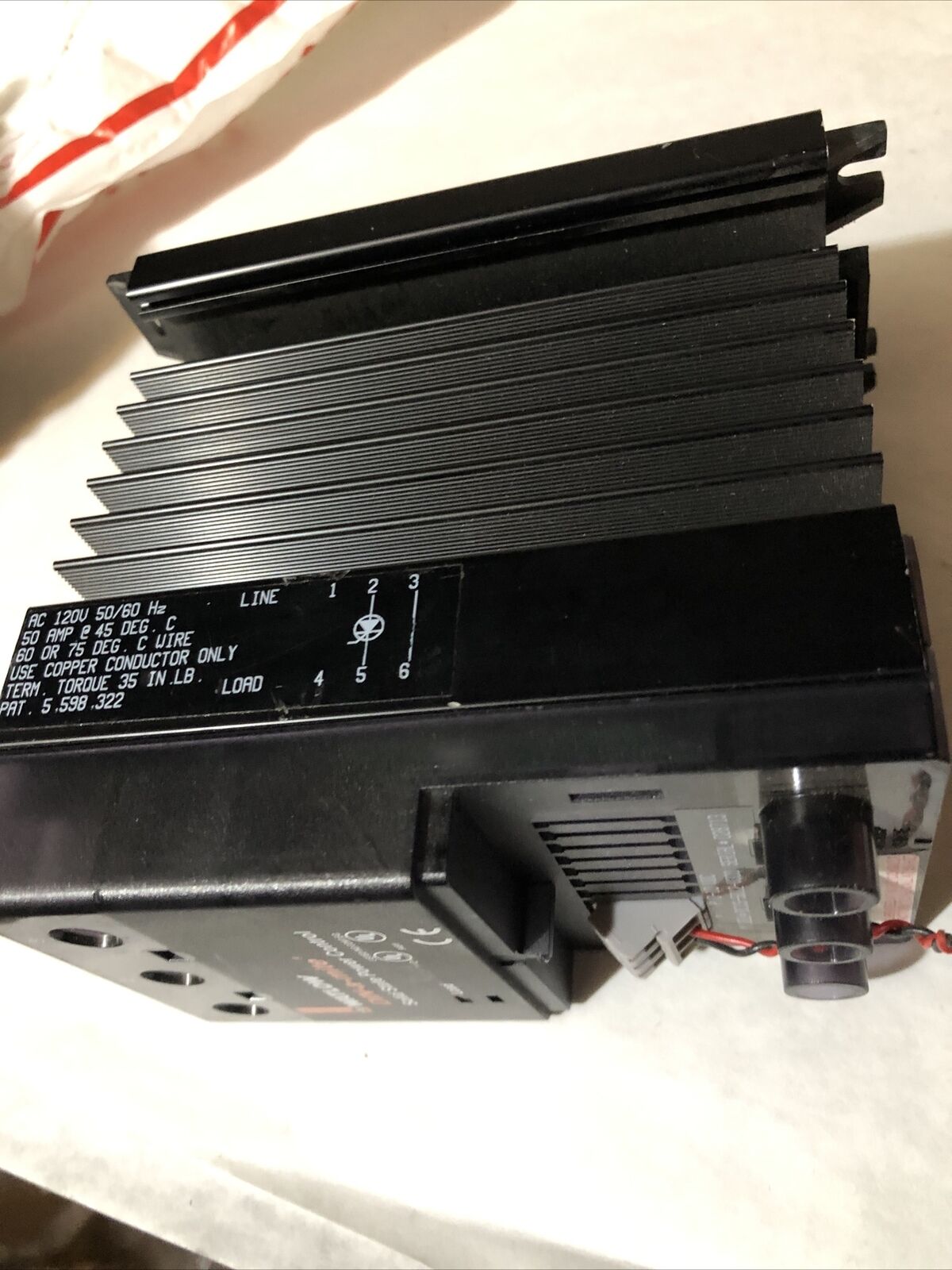 Watlow Power Controller Solid State 0-10Vdc Din-A-Mite Dc1s-5012-V300,Bf