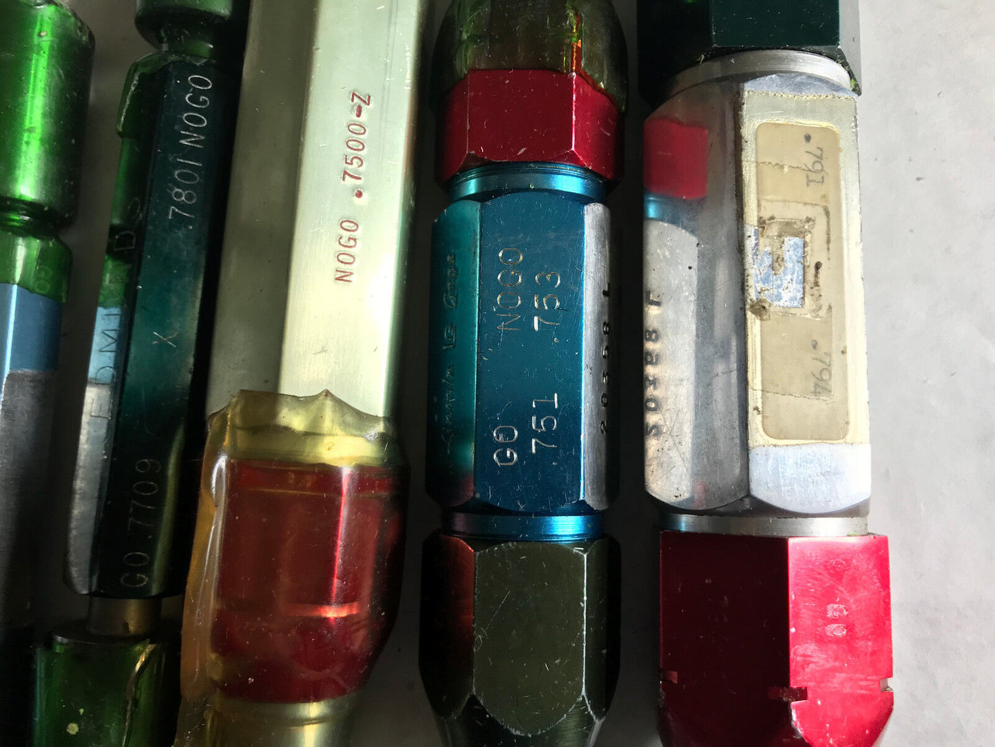 Lot Plug Gage Go Nogo Van Keuren .747,757,7500,7709,7801,751,753,791,794,Es