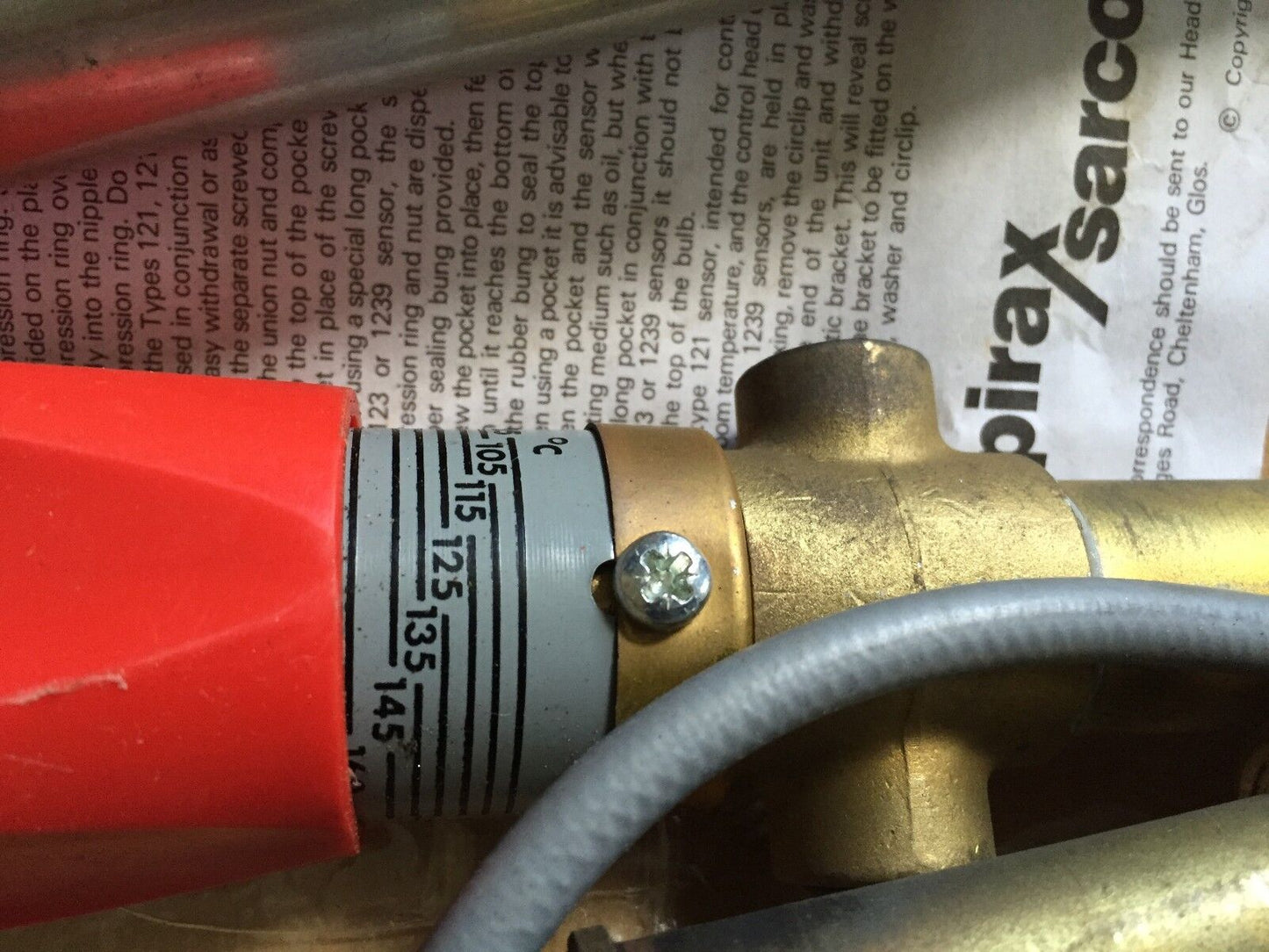 New Spirax Sarco 121,Temperature Sa121 20M Cap Ad 95/160C,Sarco Type 121,Td