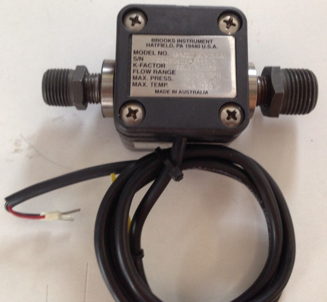 New 1/4" Npt Brooks Bm02arspa2rva Flowmeters,6-132 Gph,C46463,Th