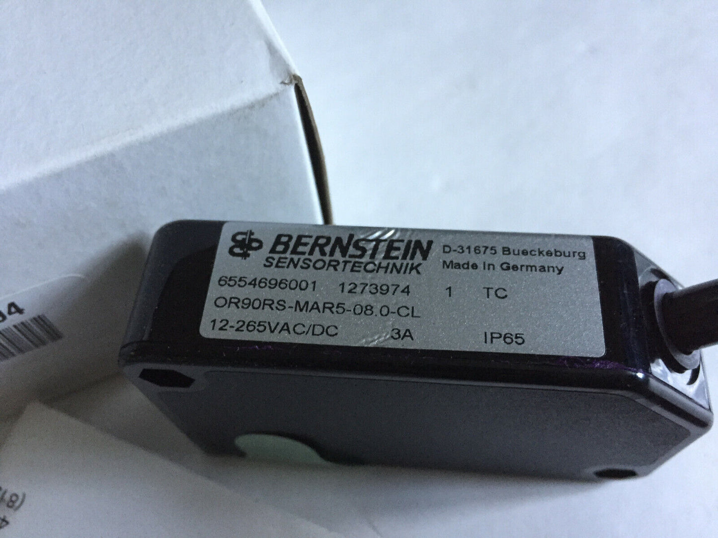 Warner Bernstein 6554696001,Or90 Rs-Mar5-08.0-Cl,Photoelectric Sensor,Sl