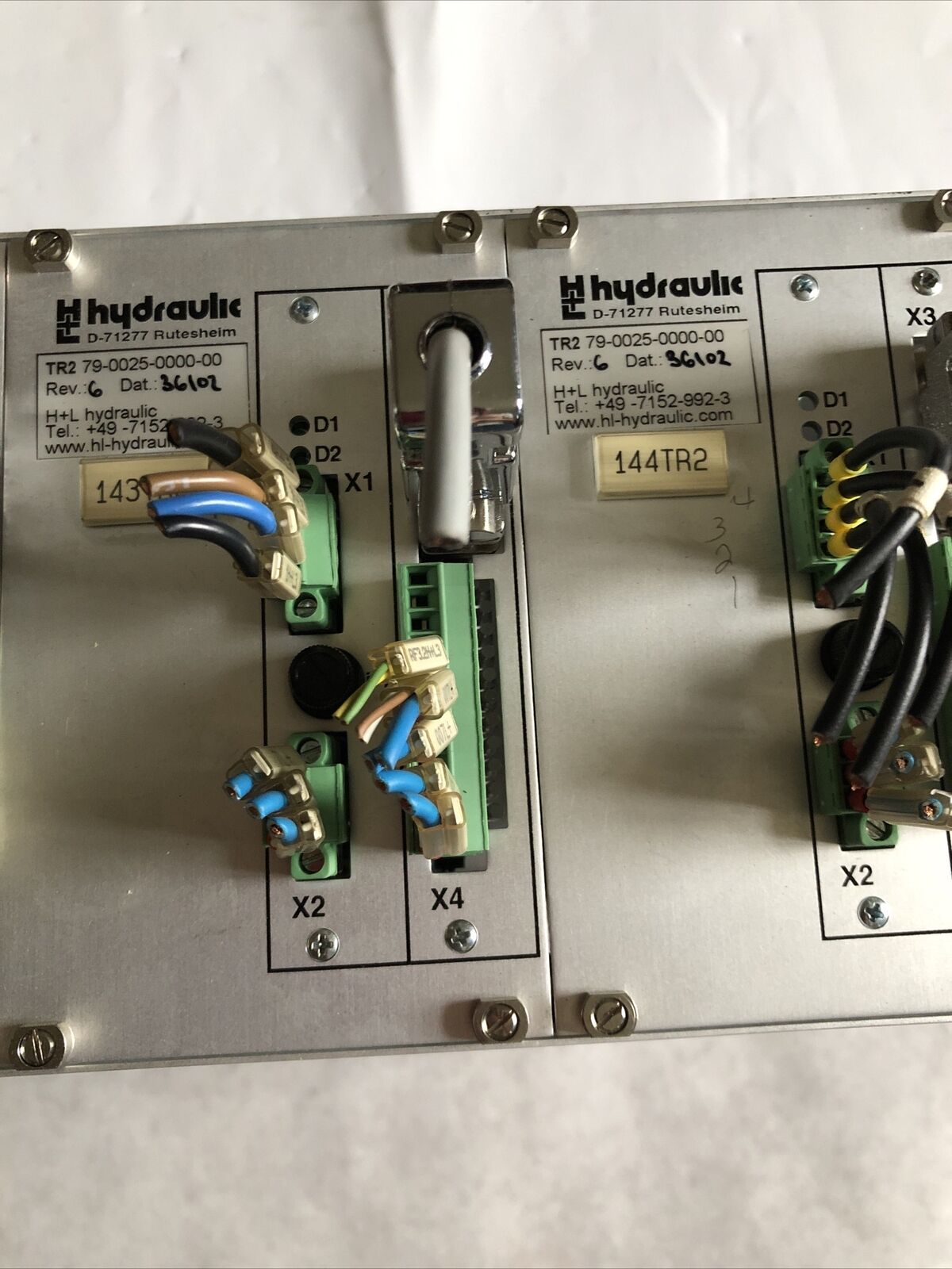 H+L Hydraulic D-71277,Tr2 79-0025-0000-00,Tr2-B3 79-0012-0007-01/3 Plc,Cpu,Fg