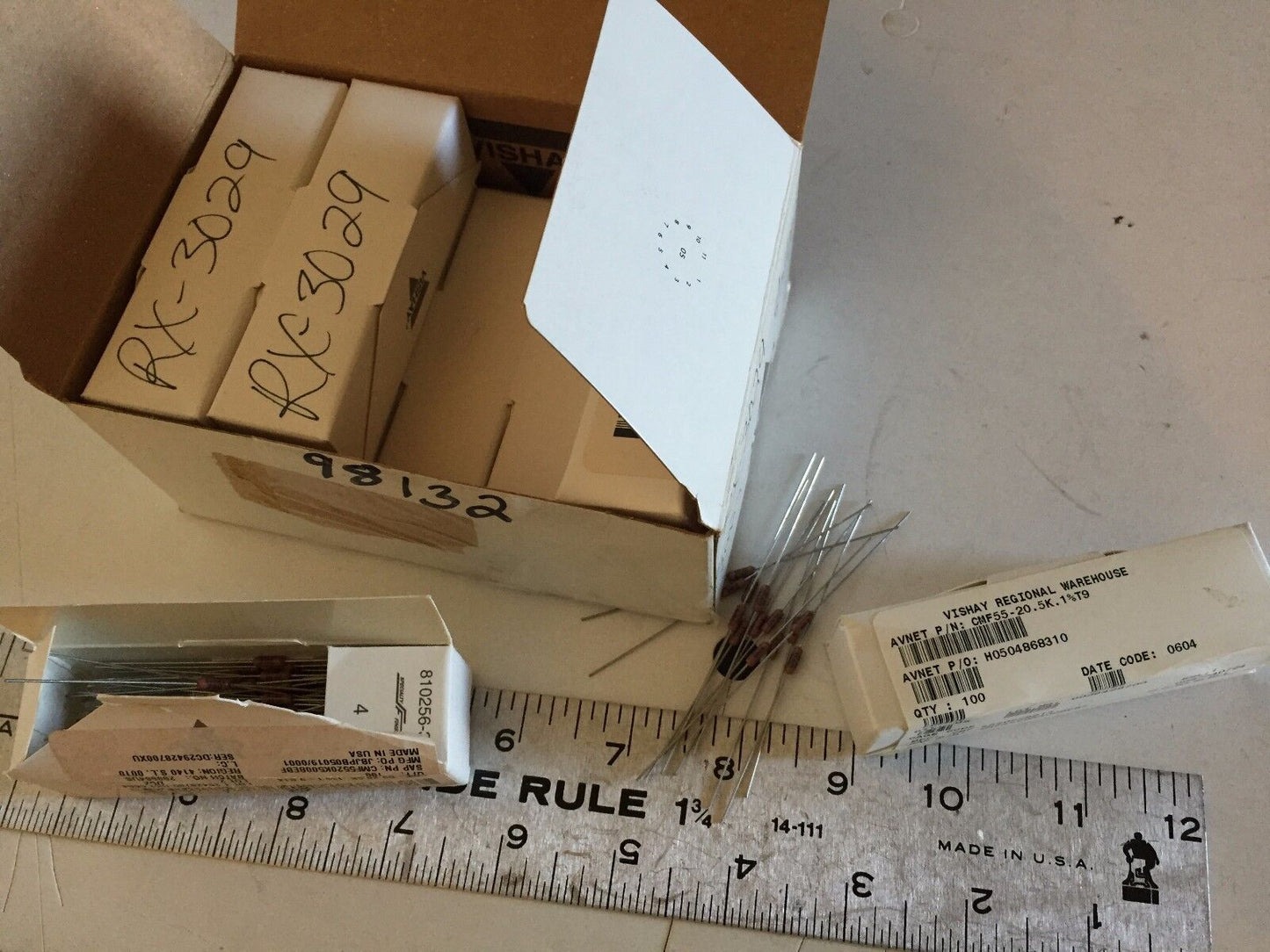 New Lot 1000 Dale Cmf5520k500bebf Resistor,Metal Film Cmf55-20.5K. 1%T9,Sb