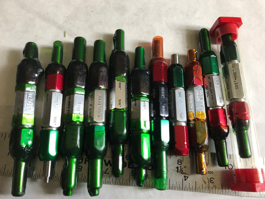 Lot Plug Gage Go Nogo Van Keuren .3031,3060,3861,3110,342,3900,3490,303,3081,Es