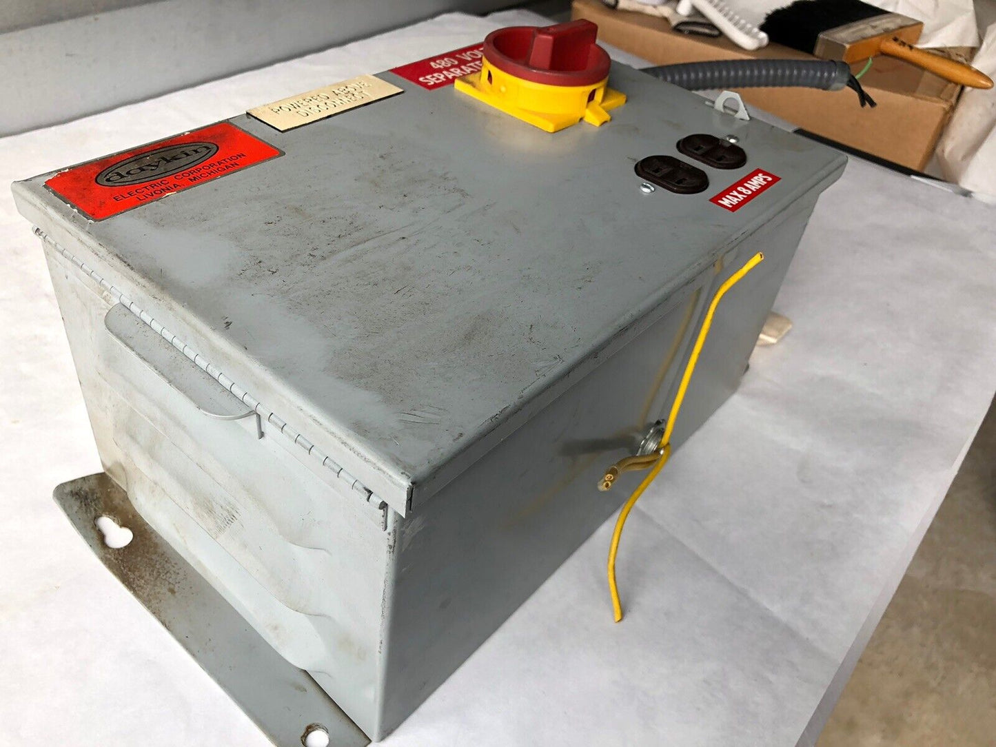 Daykin Ltfs-05 Transformer Disconnect Dkn180, 1000Va, 480V, 2.08A, 120V, 8.3A,Ar