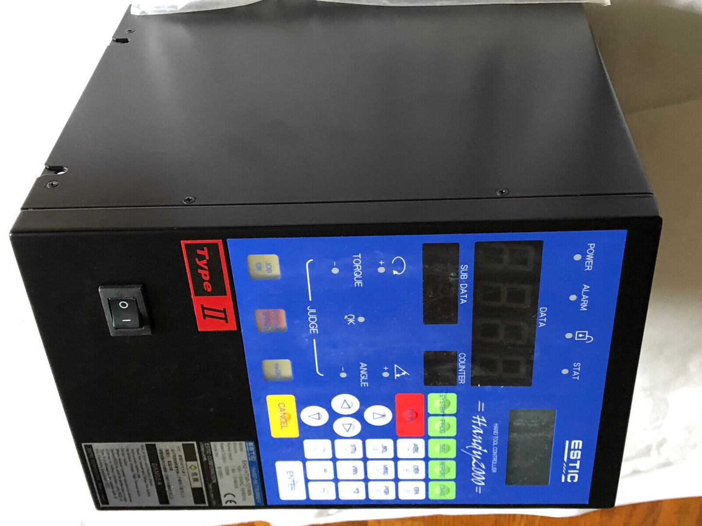 New Estic Eh2-Ht30-101Nn Handy2000 Hand Nutrunner Controller. 100W Output,Am