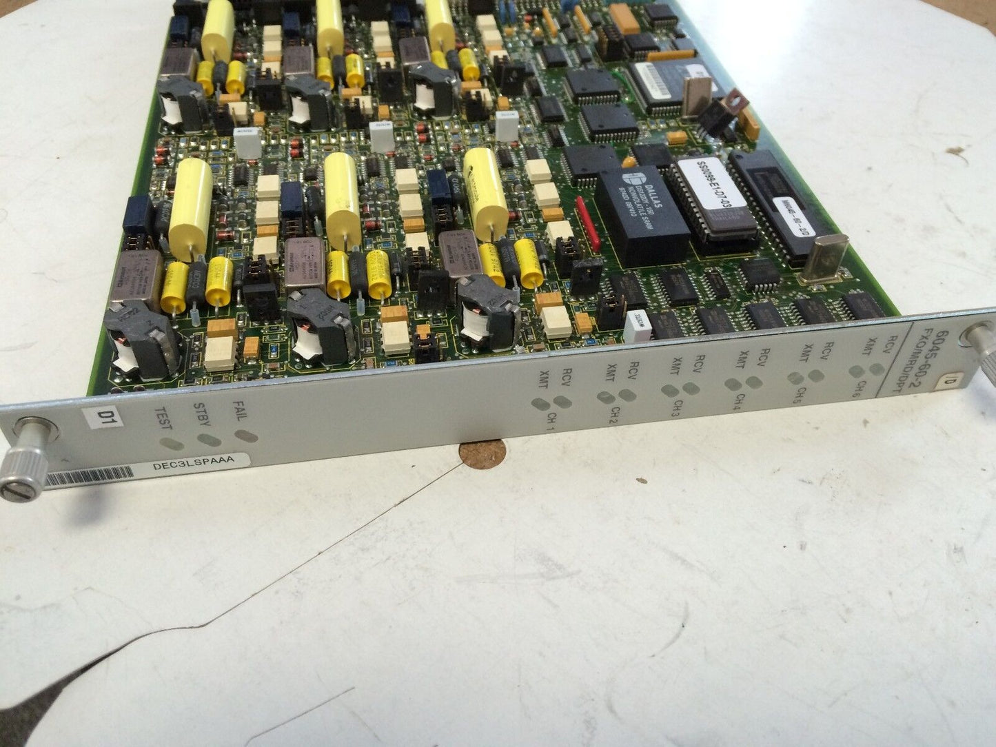 Telco Systems Pc Board Telco 6045-60-2 Fxo/Mrd/Dpt,Tpn065-2853 Rev.A,Ck