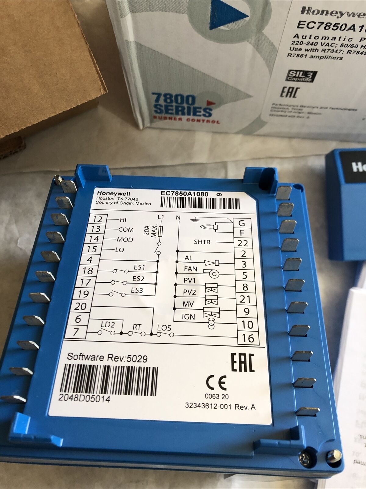 New Honeywell Burner Control Ec7850 A 1080,Honeywell Ec7850a 1080,Fi