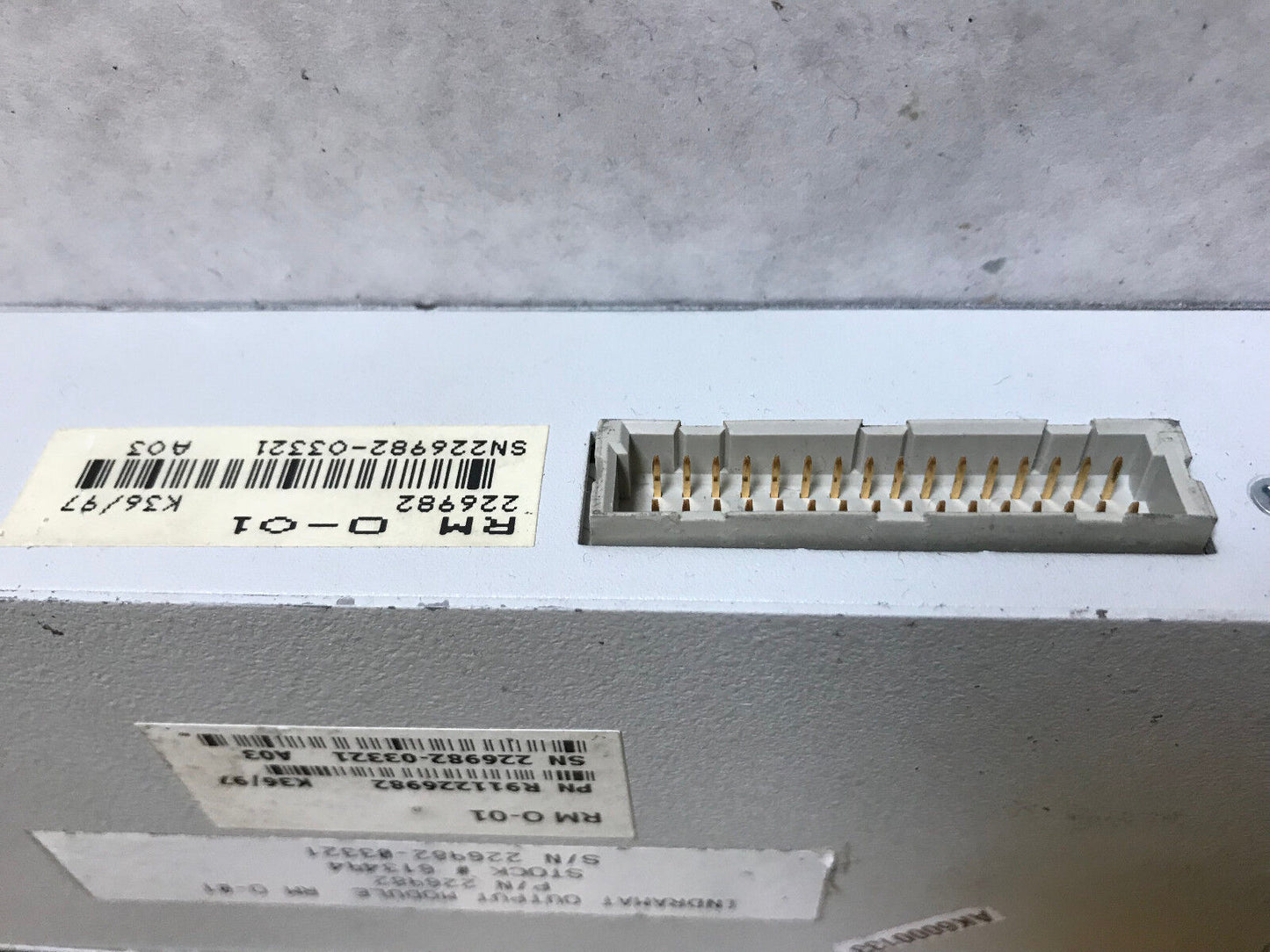 Indramat Rm O-01,R911226982 Plc Output Module  Rm0-01 Rmo-01,226982,Ff