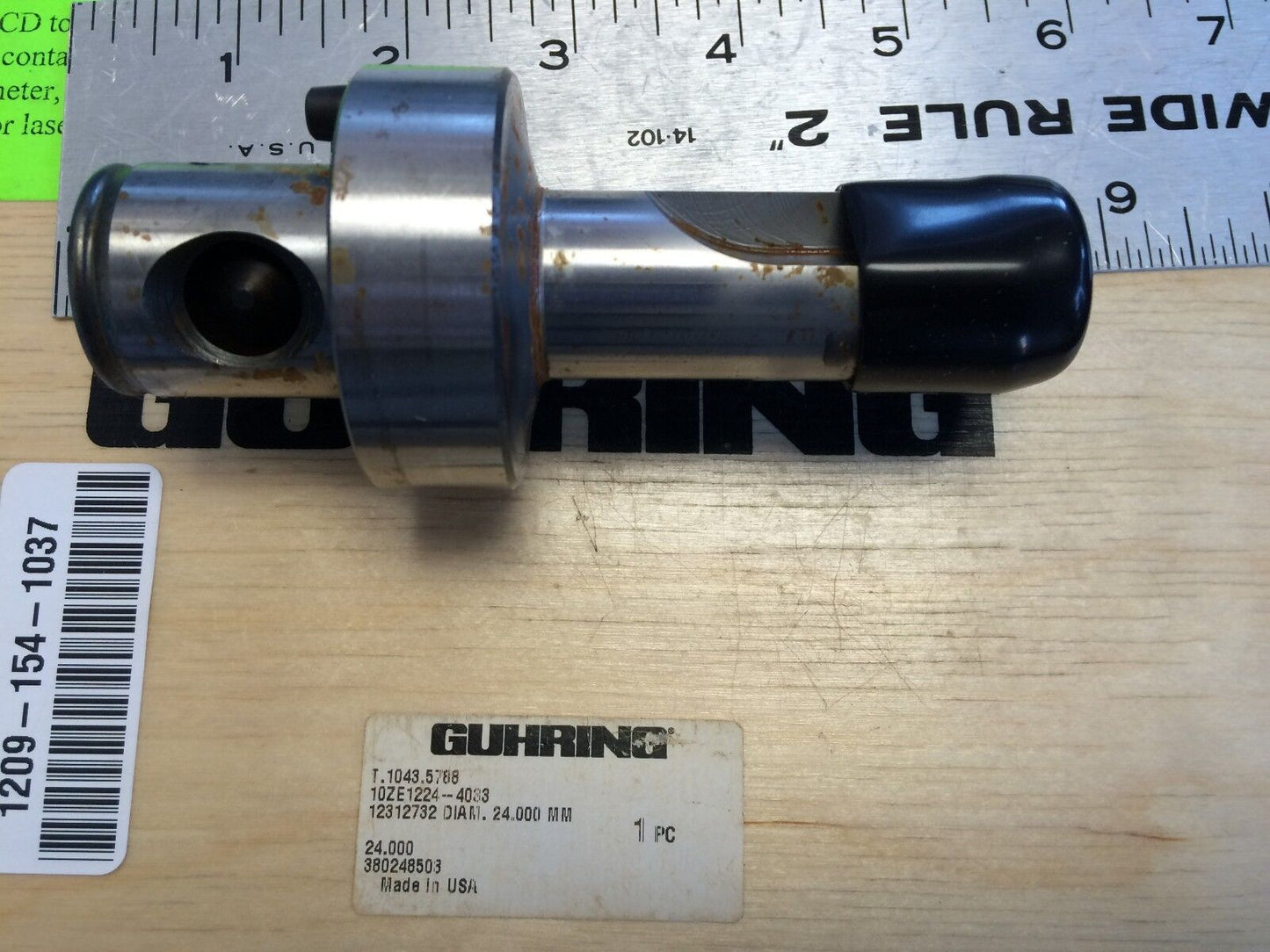 New Guhring T.1043.5788,24Mm Pcd-Tipped Tool,Abs-50-Shank,10Ze1224-4033 ,Fe,Cl