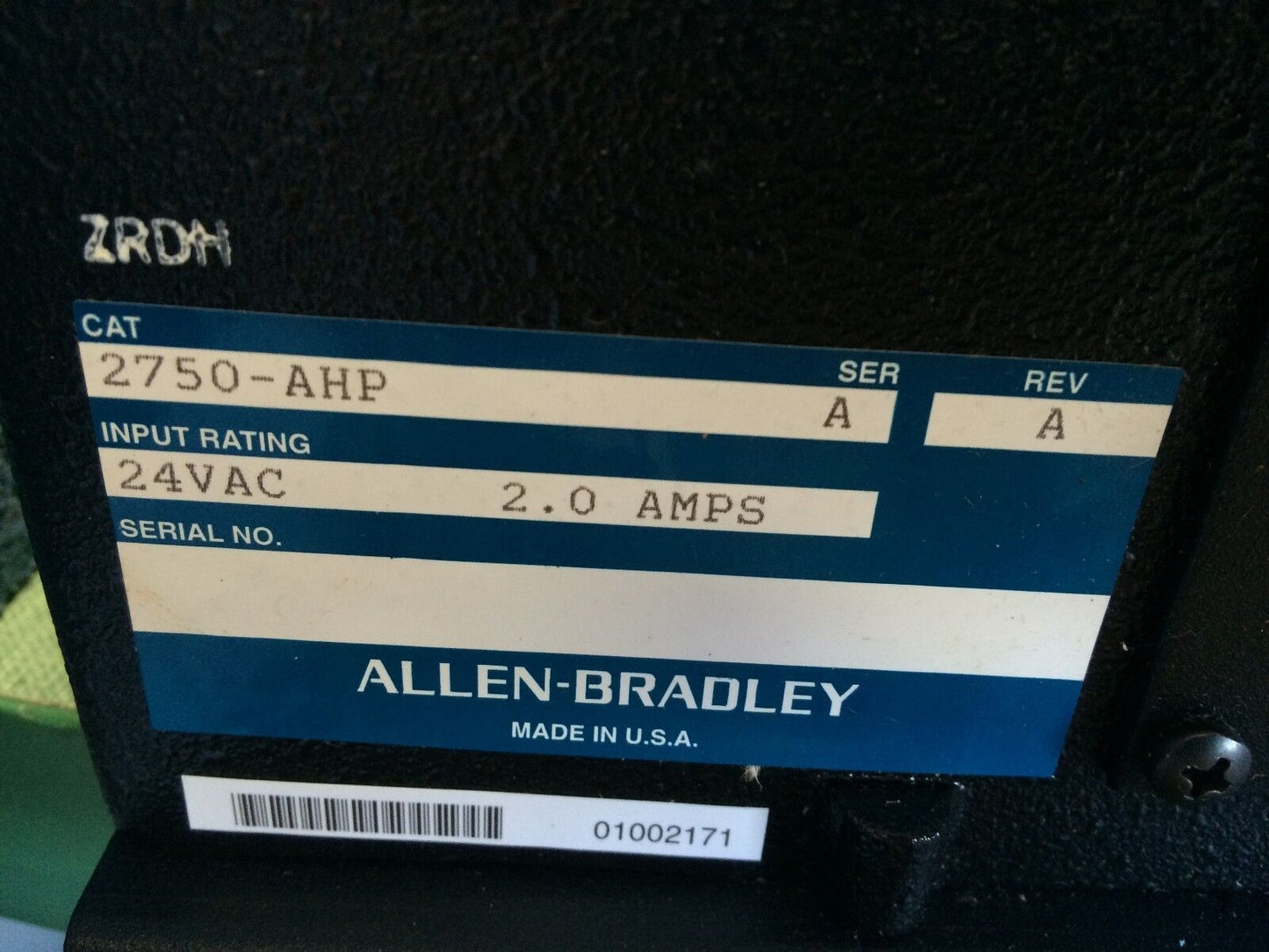 New Allen Bradley 2750-Ahp Intelligent Antenna 2750Ahp 24Vac 2.0 Amps ,Sg