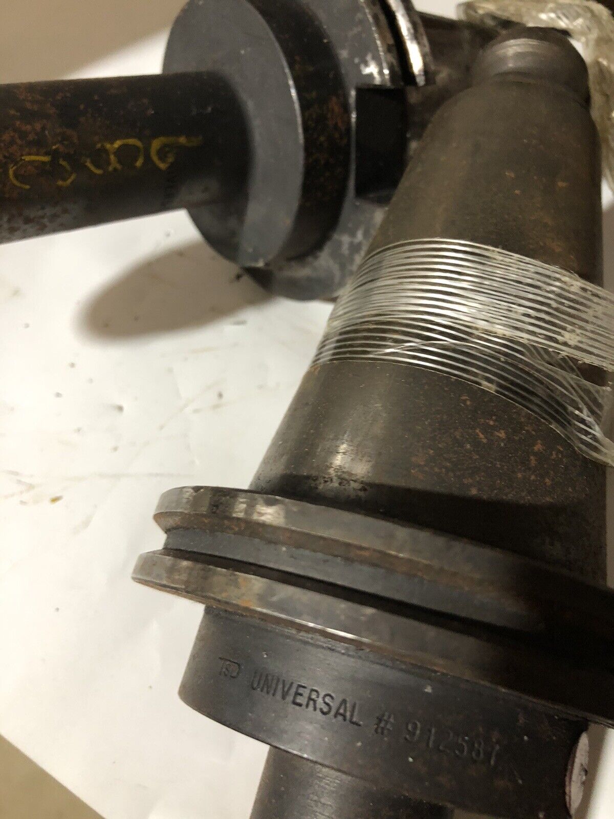 Lot 2 Tsd Universal 912587 Acura-Grip Collet Chuck, Cat-50 Missing Lock Nuts,To