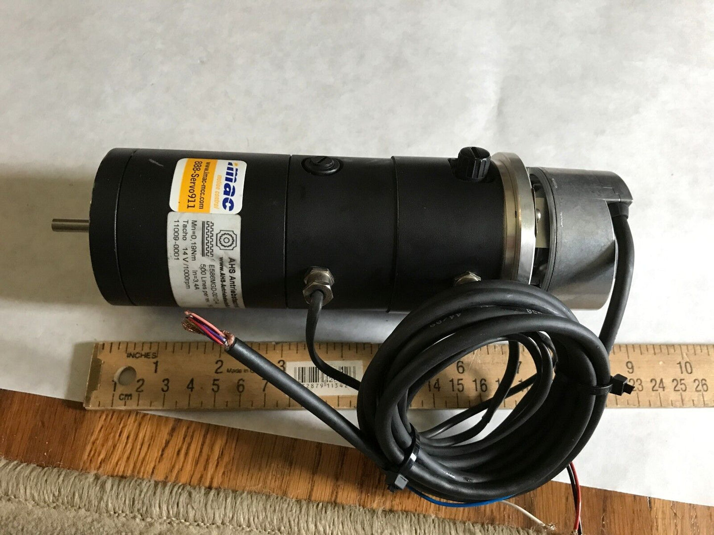 Ahs E586mgd-001D-4,11009-0001 Dc Servo Motor,Sick Dfs60b-Bbpk10000,Tn