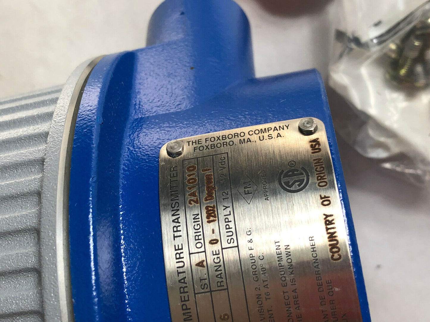 New Foxboro Rtt20-D1wcpfn Temperature Transmitter,0-1202*F Npt 1/2" 12-42Vdc,Sk