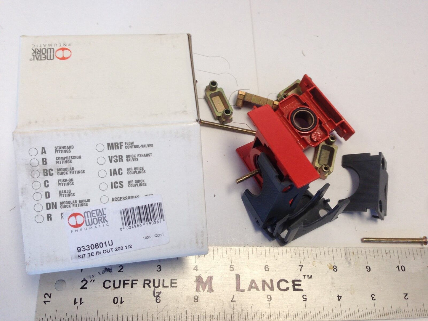 Metal Work 9330801U Reg 200 Regulator & 3402004Ua,1/2" End Plate Kit 9330801U,Dg