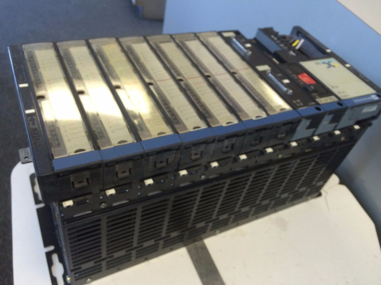 Telemecanique Tsx7 System,Txs 47 30 Cpu,I/O's,Scm 21,Tsxrkn82,Tsx Sup 70,Cr