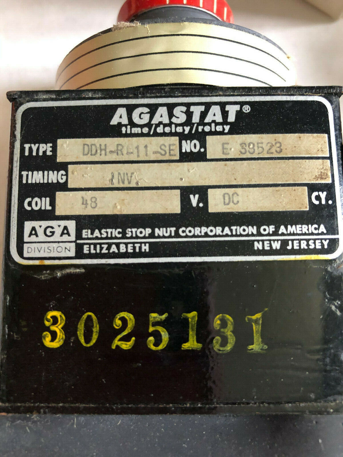New Agastat Ddh-R-11-Se Timing Relay 48Vdc,E 39523,Cl