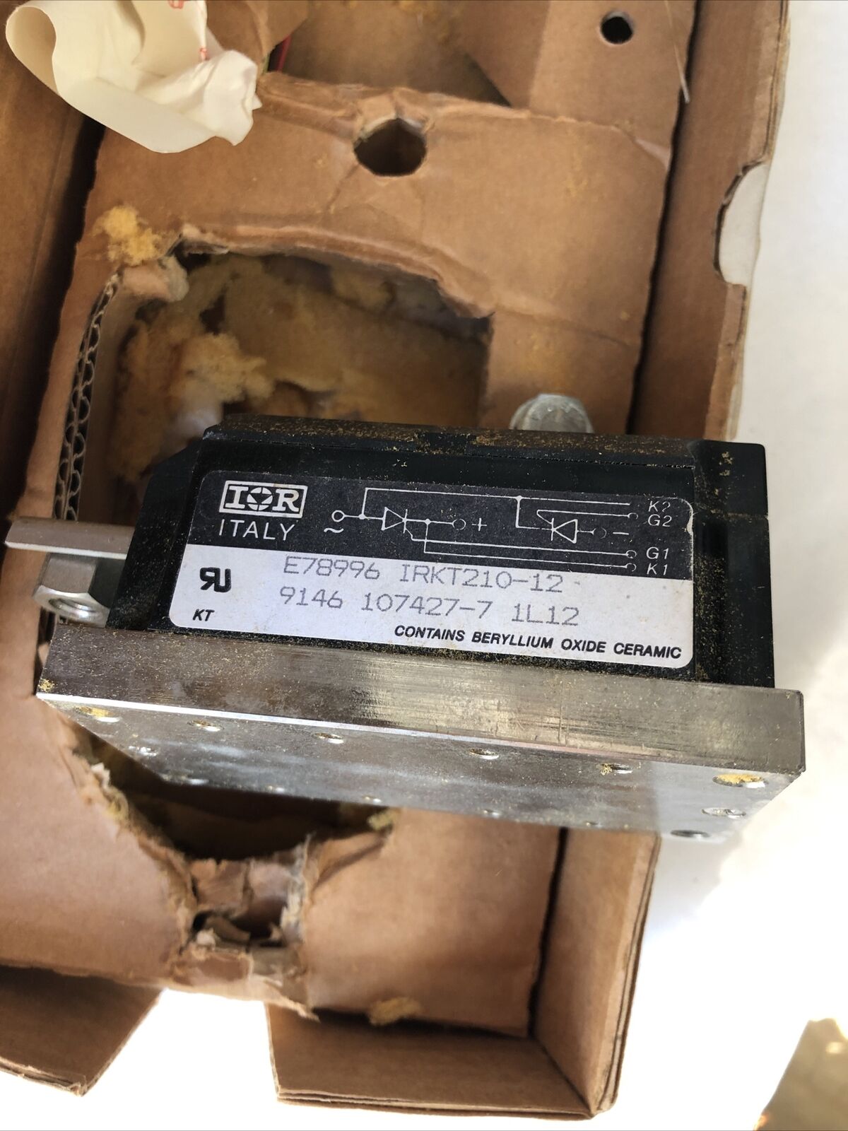New Ior E78996 Irkt210-12 9146 107427-7 1L12 Thyristor/ Diode Module,Fi