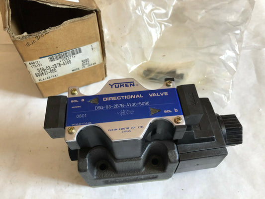 New Yuken Dsg-03-2B7b-A100-5090, Hydraulic Directional Control Valve,Al