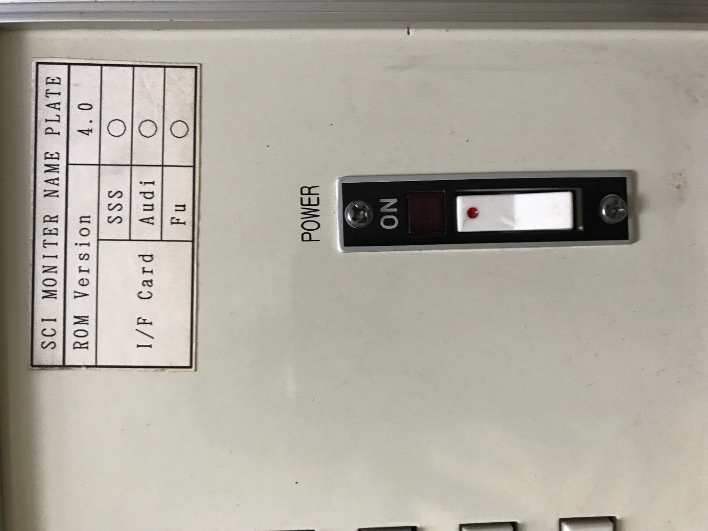Japan 2862-011989/11,Japan Electronic Control Pno 2862-011989/11,Sci Monitor,Ek
