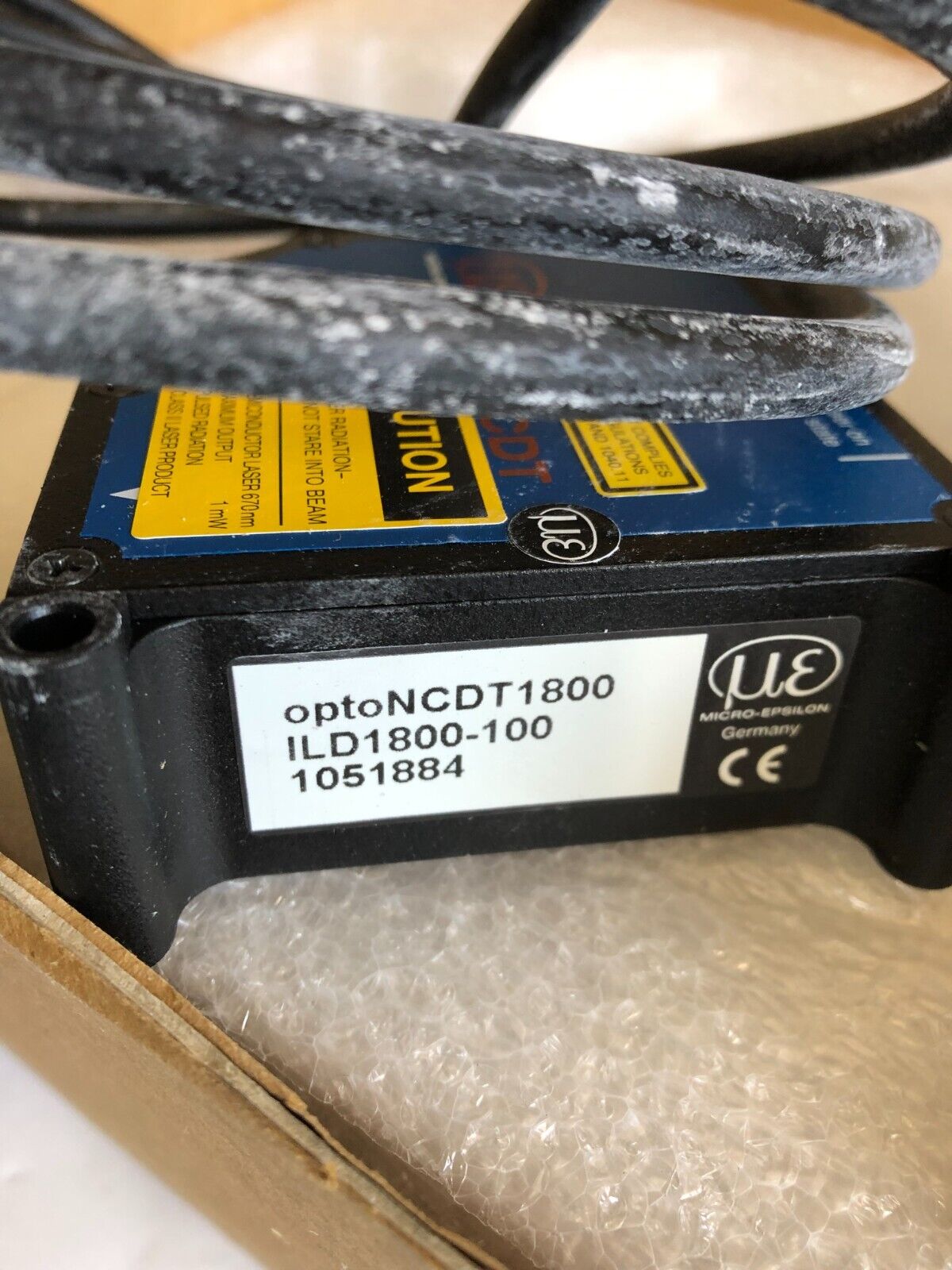 New Micro-Epsilon Ild1800-100 Laser Optical Sensor Ccd Ssytem,Optoncdt1800,Az
