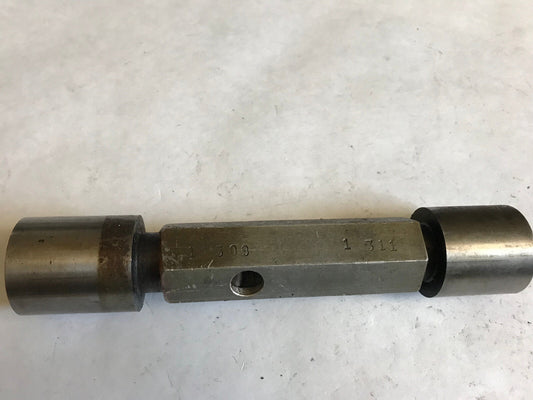 The Pipe Machinery Go No Go Plug Gage,1.309,1.311,Et
