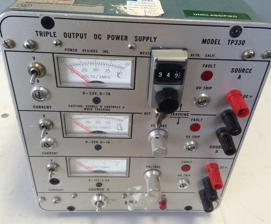 Westinghouse Tp330 Triple Output Power Supply,0-32V,0-1A,E 56213,37083,Fk