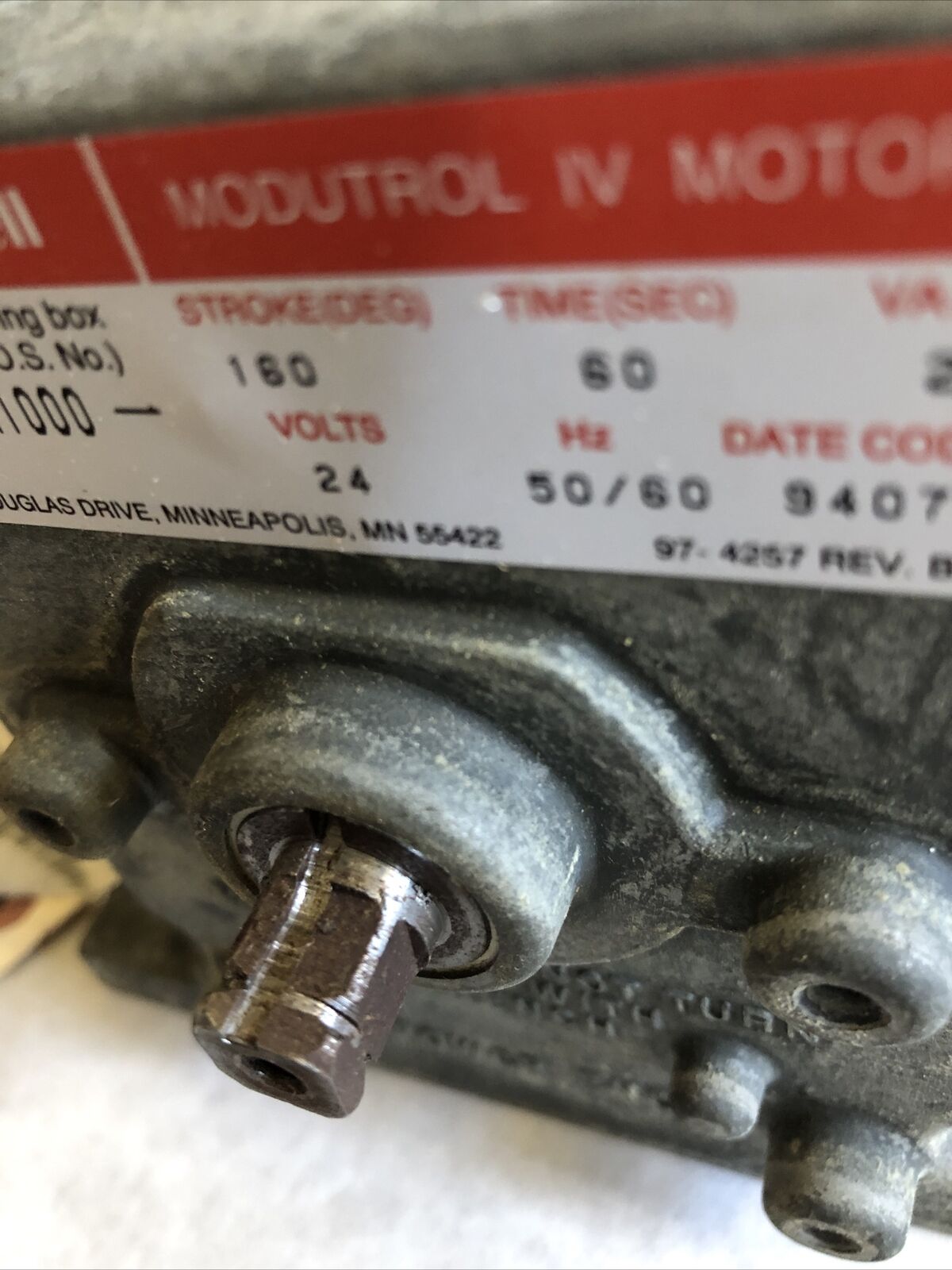 New Honeywell M9185a1000 Modutrol Iv Motor,Honeywell M9185 A 1000,Ao