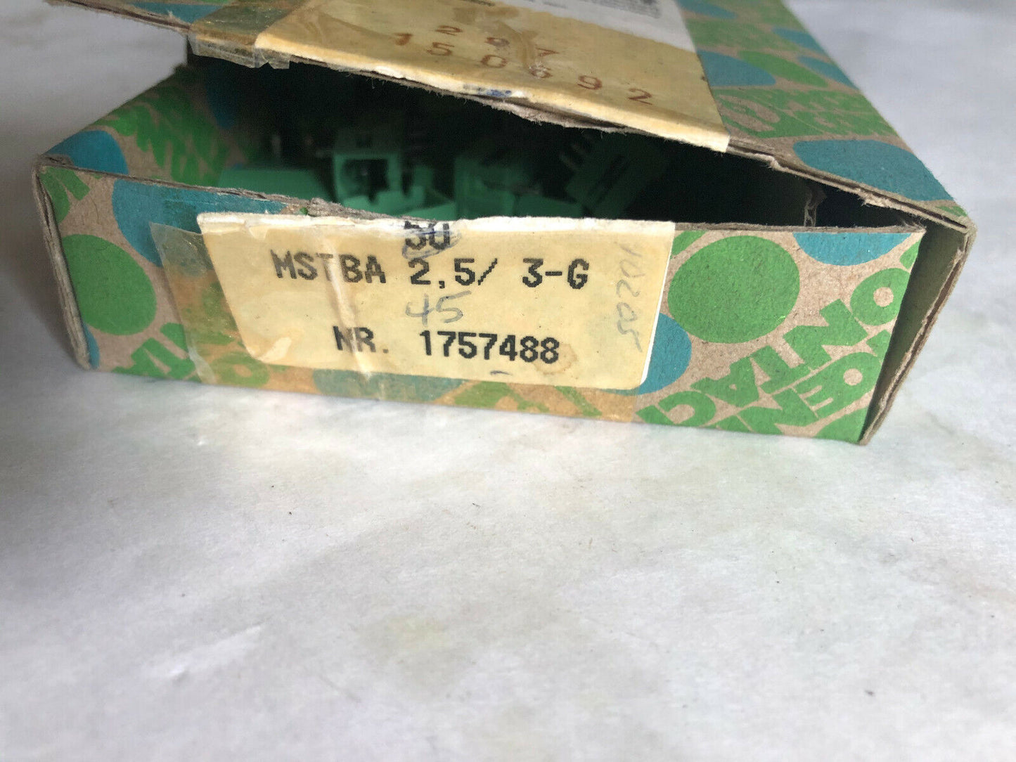 New Lot 46 Phoenix Contact Mstba 2, 5/ 3-G,Mstb1.5 Terminal Blocks,1757488,Dj