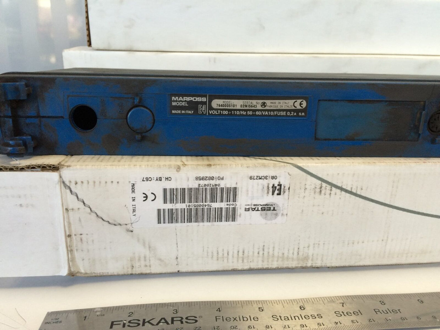 Marposs 7640005101 E4 Amplifier, 100/110Vac, 0.2A,100 Volts,Df